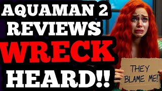 Breaking! Amber Heard WRECKED by Aquaman 2 Reviews! No Chemistry! Johnny Depp! They CAN'T STAND HER!