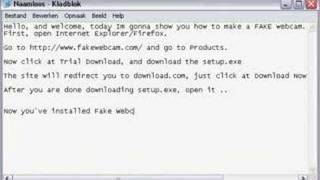 How To: Make A Fake Webcam