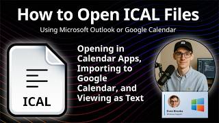 How to Open ICAL Files (iCalendar)