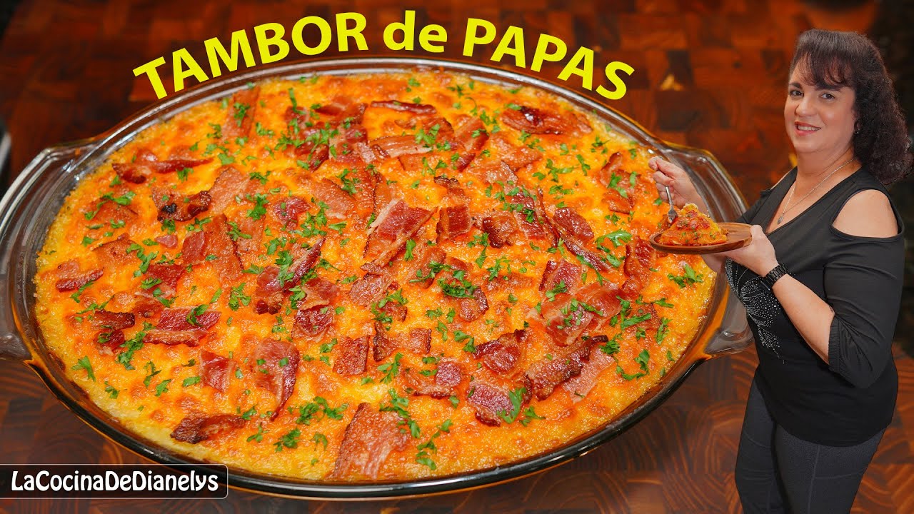 Tambor de Papas Estilo Cubano 👀 el final que queda riquísimo te va encantar