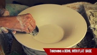 Throwing a Bowl with Flat Base - Matt Horne Pottery