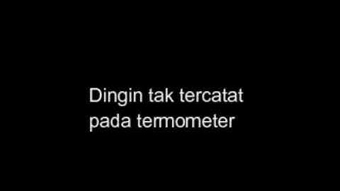 Musikalisasi Puisi Dingin Tak Tercatat-Goenawan Mohamad