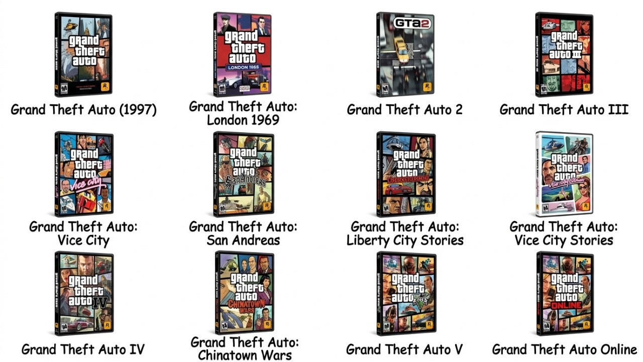 Every Evolution Of Grand Theft Auto Game Explained - YouTube