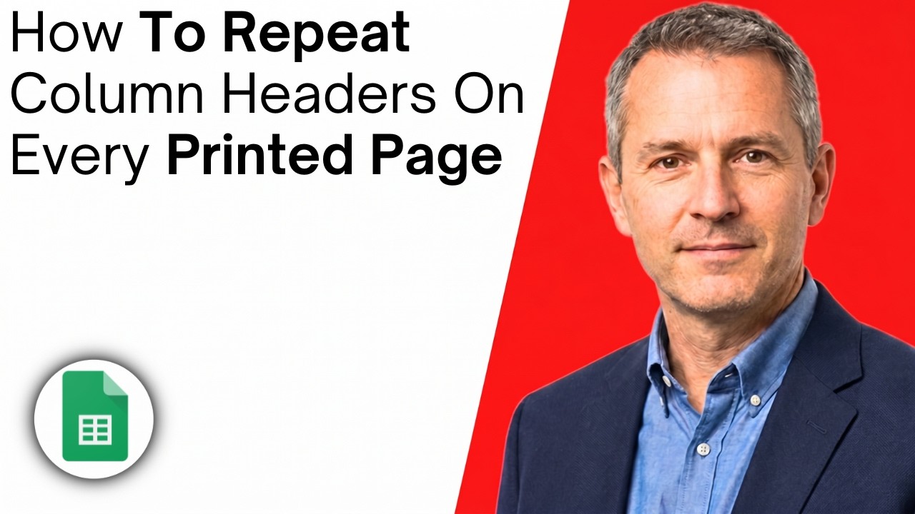 How To Repeat Column Headers On Every Printed Page in Google Sheets ...