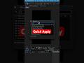 Quick Apply in After Effects Beta #tutorial #aftereffects #animation