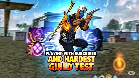 Live guild test | playing with subcriber | free fire tournament live | live custom room | #guildtest