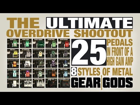 The ULTIMATE 25 Pedal INTERACTIVE Overdrive Shootout - Metal | GEAR GODS