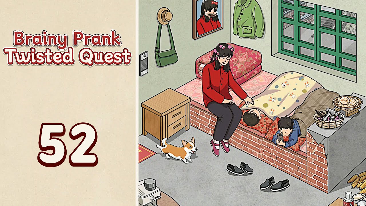 Brainy Prank: Twisted Quest Level 52 Lulling to sleep | Every Puzzle Solved! 🎯
