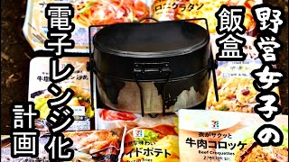 飯盒は電子レンジになれるのか？戦闘飯盒二型でコンビニ冷凍食品を色々温めて確かめてみます【戦鬪飯盒】【野営女子】