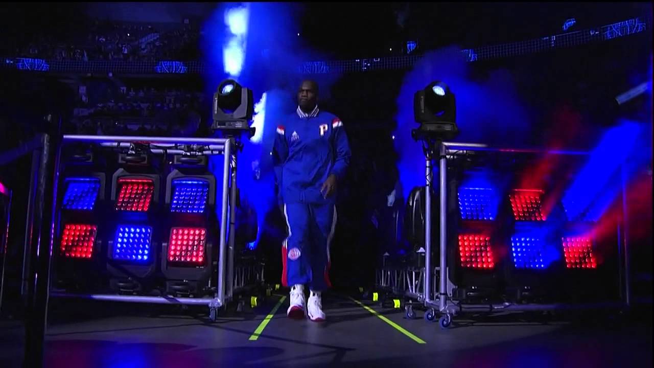 Detroit Pistons 20142015 Opening Night Introductions YouTube