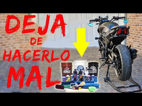 Trucos y consejos para lavar tu moto como un profesional Trucos y consejos  para lavar tu moto como un profesional - Motissimo