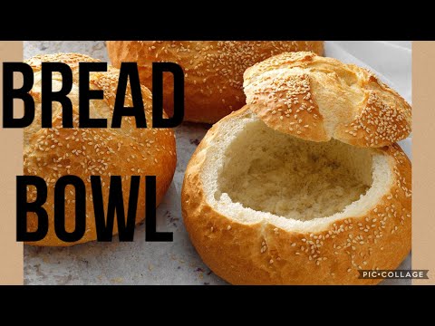 How to make homemade bread bowl/ Easy Italian bread bowl(Panera Style) 