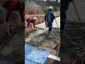 土木 コンクリート 仕上げ 均し 左官 土間や 林道 道路 農道 ハケ引き