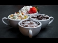 3 Minute Mug Cakes 4 Ways