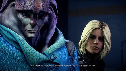 Mass Effect Andromeda - Jaal Romance Scene (Commitment Point)