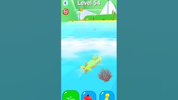 🤣 Shape Shifting Funny Race Gameplay | Level 54 | #shorts #shapeshifting #funny #gameplay