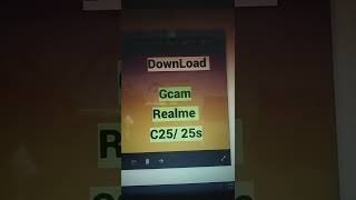 #Shorts Download Google Camera 8.1 for Realme C25 & C25s