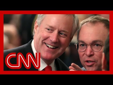 Trump replaces Mick Mulvaney with Mark Meadows as chief of staff