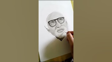 Amitabh bachchan drawing #sketch #pencil #art #short