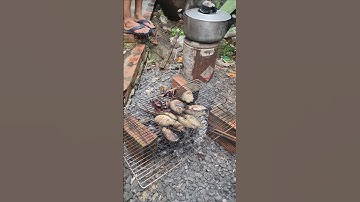 Cá Đồng Nướng Than #short #gócđồngquê #ẩmthựcmiềntây