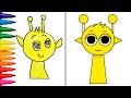 How to Draw Sprunki Simon Step by Step