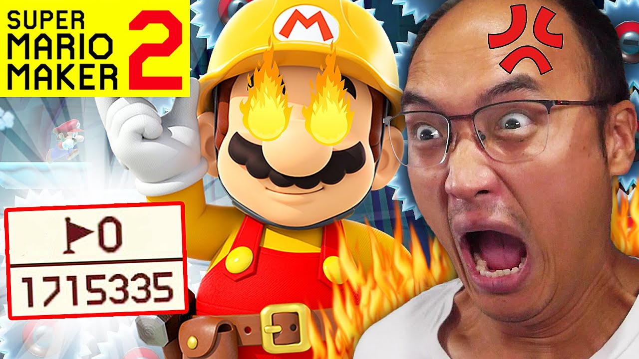 DES MILLIONS DE JOUEURS ONT RAGEQUIT CES NIVEAUX DE SUPER MARIO MAKER 2 (ATTENTION : RAGE EXTRÊME !)