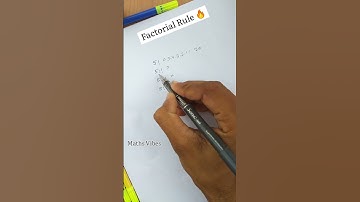 Factorial Trick| Factorial Easy Trick   #factorial #shorts #maths #mathvibes