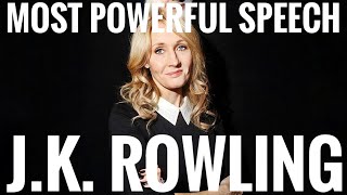 THE POWER OF FAILURE - J.K Rowling's endearing speech | Motivation Video