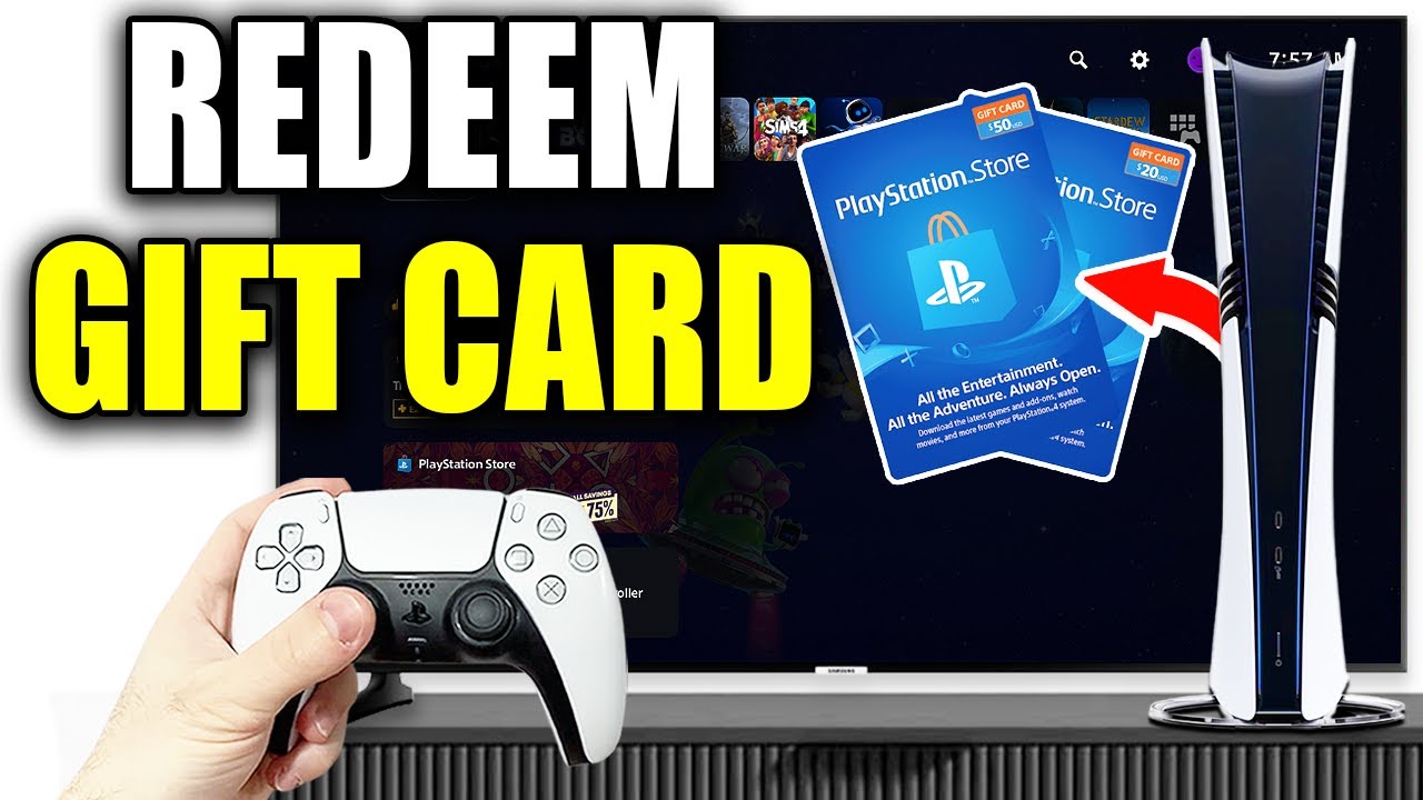 How To Redeem PlayStation Gift Card On PS5 Pro - Easy Guide - YouTube