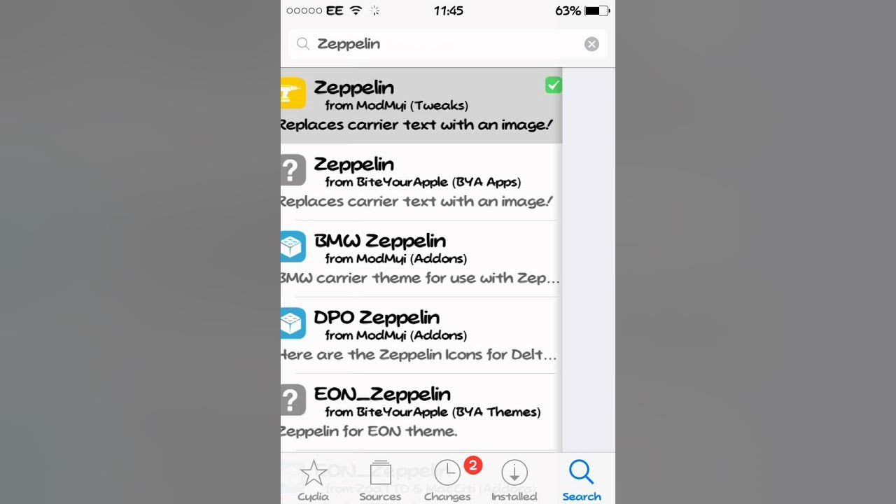 How change Carrier logo and text with cydia. (Jailbreak) YouTube
