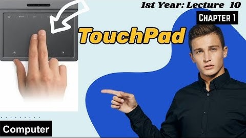 What is TOUCHPAD/ TRACKPAD?| Use|History| Gestures| 2nd Yr|Chap 1|Lec 10|Computer|Urdu/Hindi