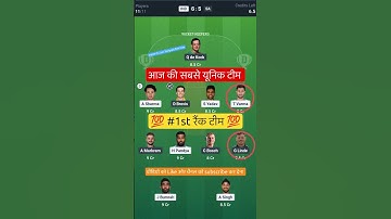 IND VS SA T20 Dream11 Prediction | IND VS SA Dream11 Team Of Today Match | IND VS SA dream11