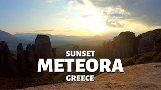 BEAUTIFUL SKY VIDEO | Sunset Meteora Greece With Relaxing Music