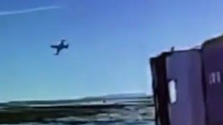 Un video de seguridad muestra el momento previo de la caída del avión sanitario en Tierra del Fuego