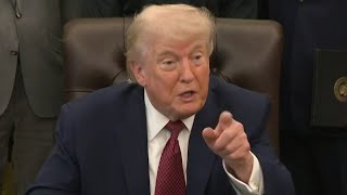 'Not getting away with it anymore': Trump speaks on Iran closing Strait of Hormuz