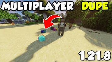 Minecraft Java 1.21.8 Multiplayer Duplication Glitch (WORKING)