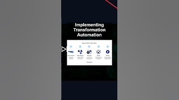 Implementing Transformation Automation #ai #artificialintelligence #machinelearning #aiagent