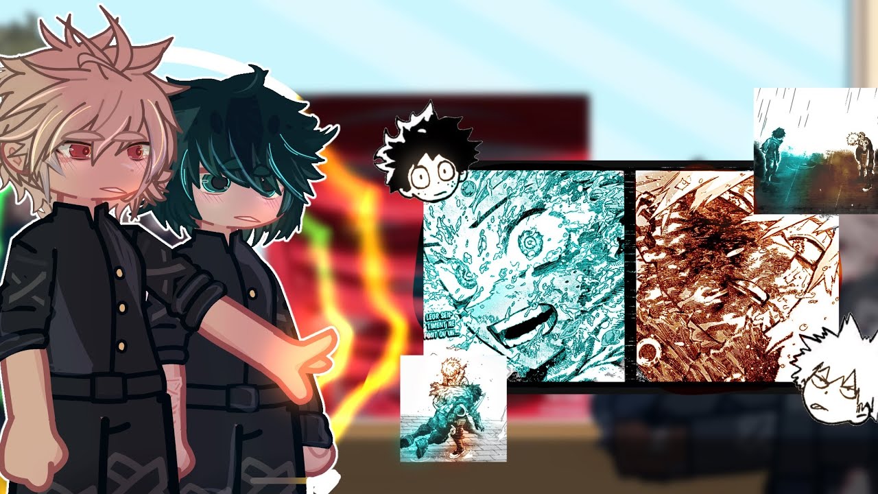 Past aldera junior high (+bakugo)react to future BKDK//2x//angst//spoilers//