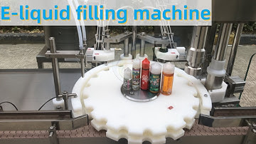 30ml e-liquid filling line | eliquid bottle filling capping labeling machine