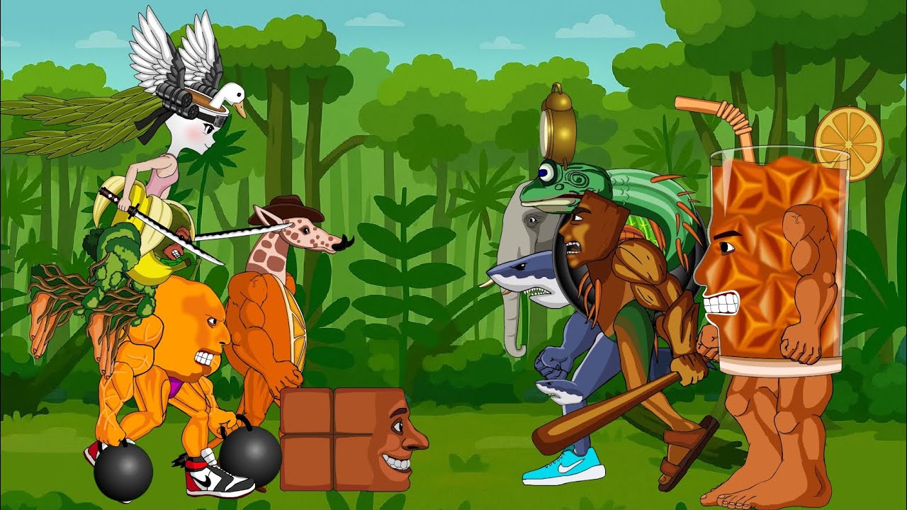 tung tung tung sahur boss vs ballerina cappuccina boss team. DC2 animation