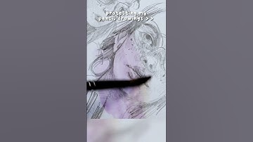 Protecting my pencil drawings 🖌 #sketchbook
