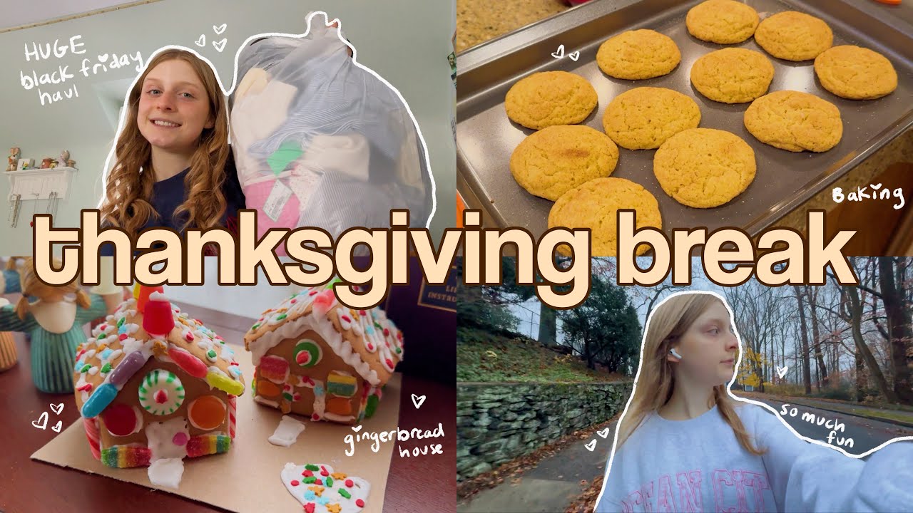 Видеоблог: покупки в Черную пятницу, пряничные домики, рождественские украшения и вкусная еда 🎄🛍️🦃