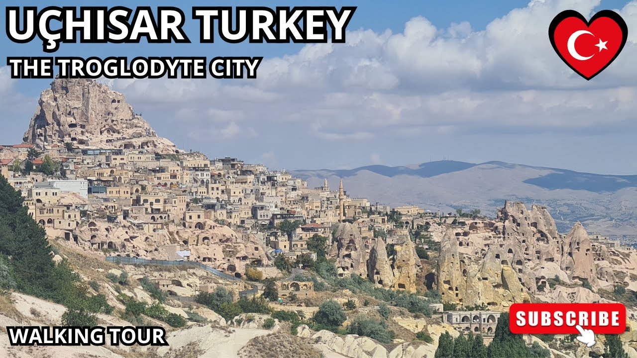UCHISAR CAPPADOCE THE TROGLODYTE CITY TURKEY TÛRKIYE TURQUIE - WALKING STREET