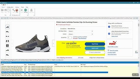 Scraping eBay Product Data | Name, Price, Images, Shipping etc. | WebHarvy 2022
