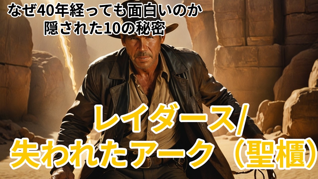 なぜ『レイダース』は40年経っても面白いのか…隠された10の秘密