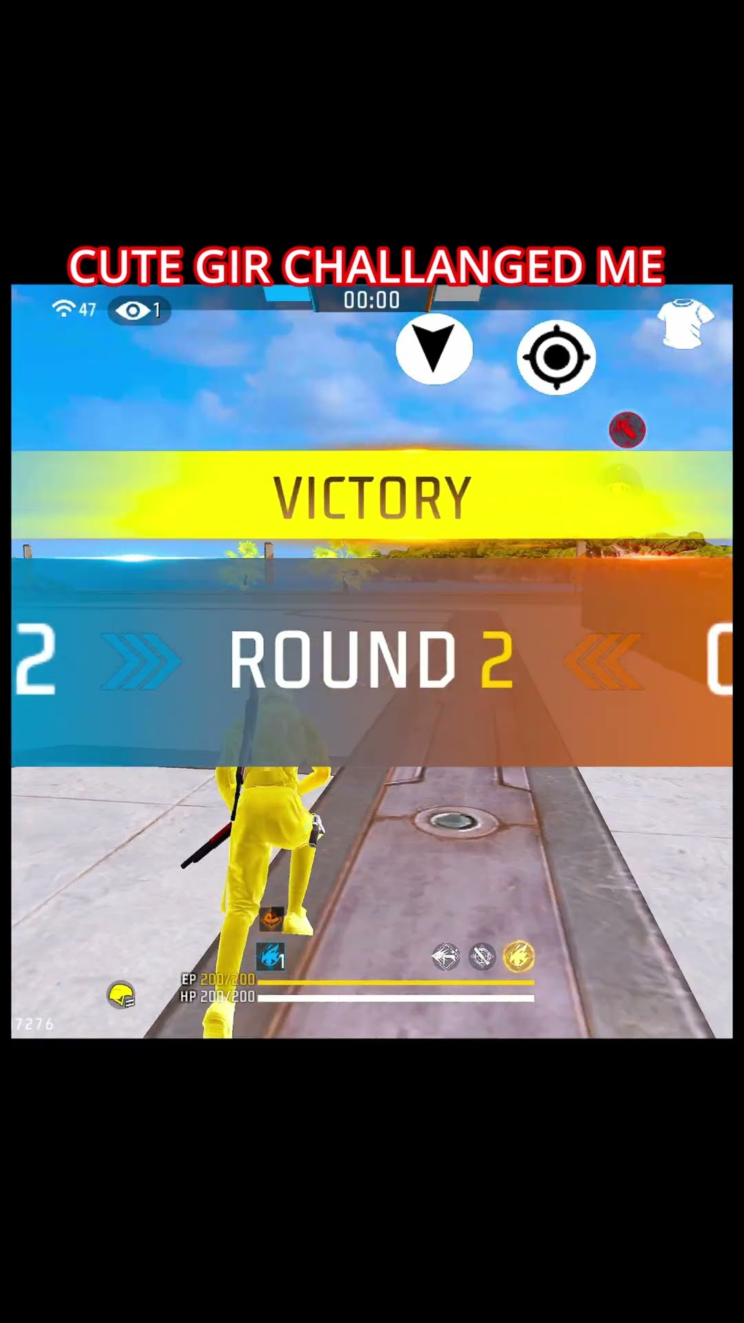 CUTE GIRL CHALLENGED  ME ?? FOR 1 V 1 ? DESERT GOD ??@GamingWithRiya1 #foryou