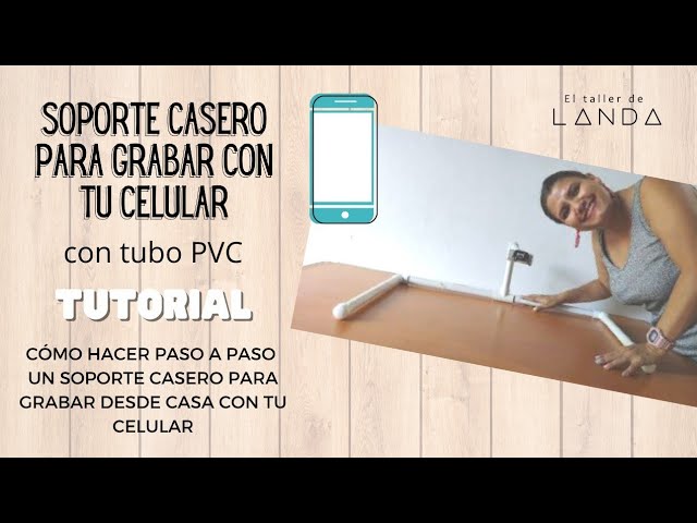 📸 HAZ TU PROPIO SOPORTE CASERO PARA GRABAR VIDEOS CON CELULAR CON