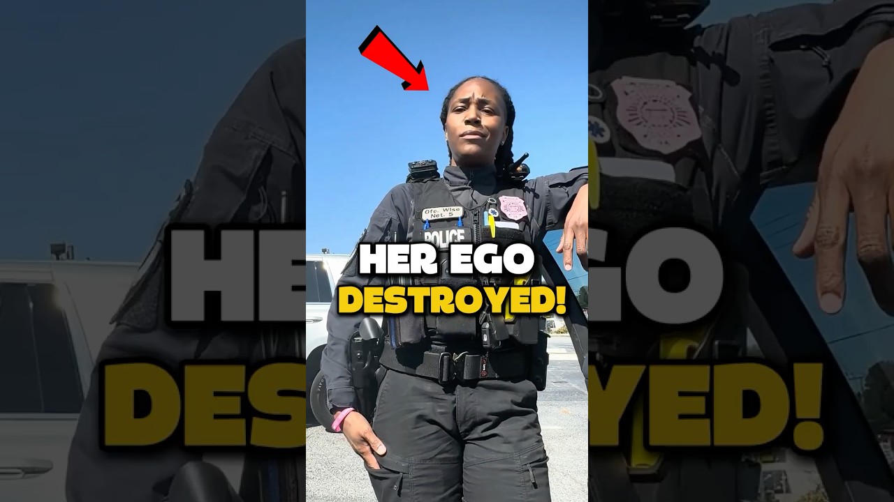 Lady Cop’s Ego DESTROYED After ILLEGAL Move!
