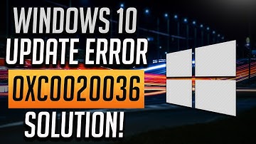 How to Fix Windows Update Error 0xC0020036 in Windows 10 [Tutorial] 2025