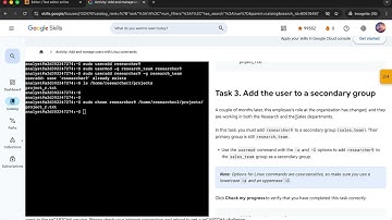 Activity: Add and manage users with Linux commands